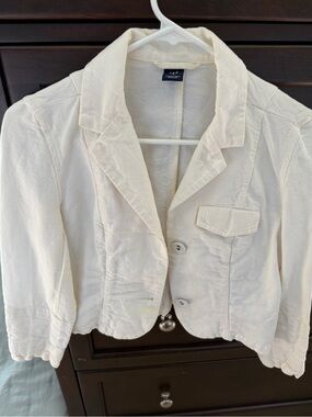 GAP White Women's Blazer Jacket